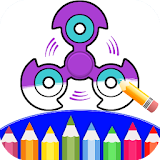 Coloring Book Pages: Fidget Spinner Coloring Games icon