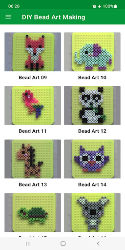 Android application Bead Art Making DIY screenshort