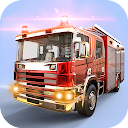 Fire Truck Driving Rescue Sim