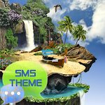 Cover Image of Download Tropical Theme GO SMS Pro  APK