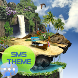 Tropical Theme GO SMS Pro icon