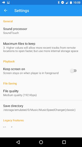 Screenshot of Music Speed Changer (Classic)