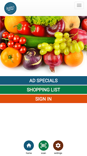 Android application Duren's Piggly Wiggly screenshort