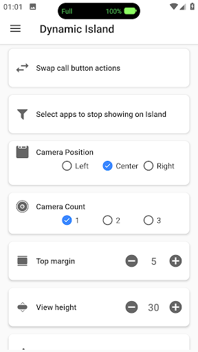 Dynamic Islands Screen 3