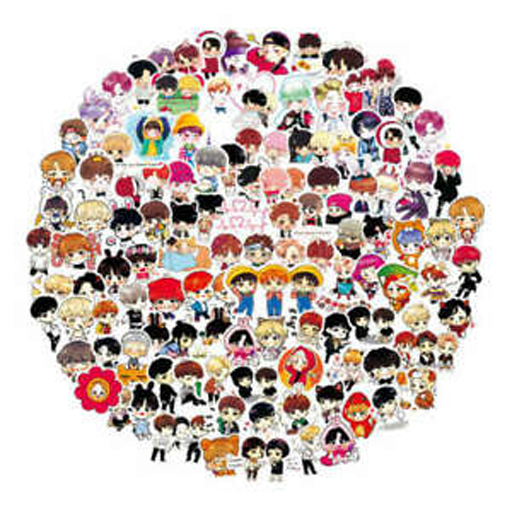 Android application Sticker WA Korea KPOP Idol screenshort