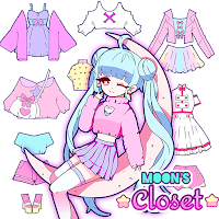 Moon's Closet：女の子をドレスアップ
