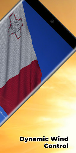 Malta Flag Live Wallpaper Screen 2