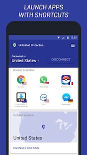 Rocket VPN Free – Internet Fre Screenshot