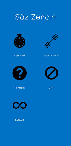 Android application Söz Zənciri screenshort