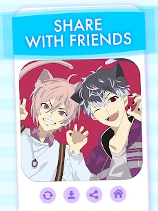 Kawaii Anime Boys Coloring Book 4