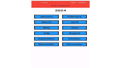 urdu calendar (Islamic Hijri) Screen 3