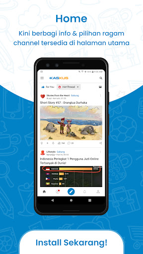 Android application KASKUS Forum: Hobi & Komunitas screenshort