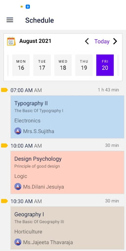I.M.Possible - Student App Screen 3