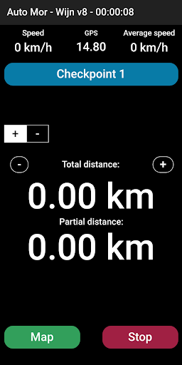 Android application BReine Rally App screenshort