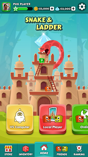 Android application Snake Ladder Dice & Board Game screenshort