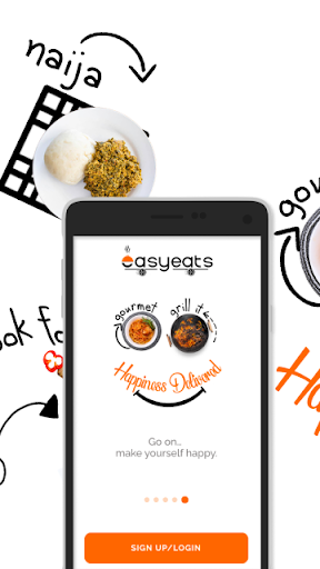 Android application Easy Eats screenshort