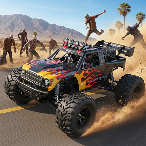Battle Racer : zombie island Download on Windows