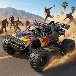 Battle Racer : zombie island Mod Apk