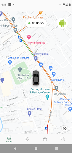 Android application CabTime Driver screenshort