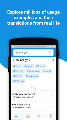 Android application Context Translation Dictionary screenshort