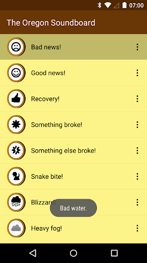 The Oregon Soundboard Screen 2