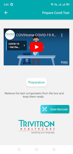 Trivitron COVIHome Screen 2