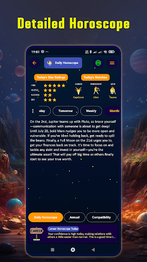 Android application oneHorose: Daily horoscope app screenshort