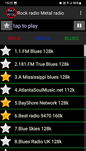 Rock + Metal radio Screen 3