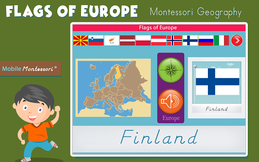 Flags of Europe - Montessori G Screen 2