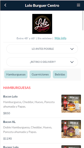Lolo Burguer Screen 2