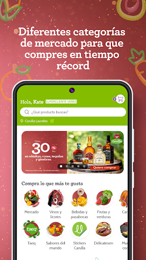 Android application Carulla screenshort