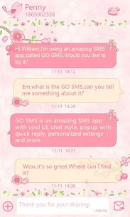 GO SMS Pro Love Petal Theme EX For PC installation