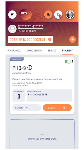 GRETA di Studi Cognitivi Screen 2