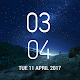 Digital Clock Galaxy S8 Plus