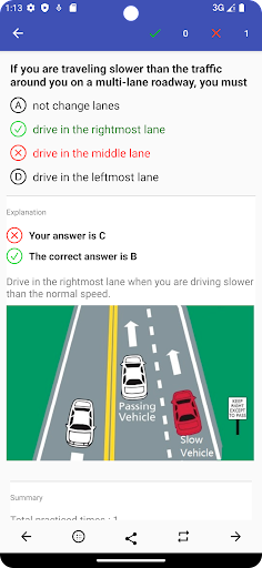 Android application CO Driving Test - DMVCool Pro screenshort
