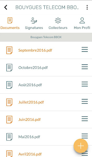eDocPerso - Coffre-fort Screen 3
