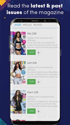 Android application Cosmopolitan India screenshort