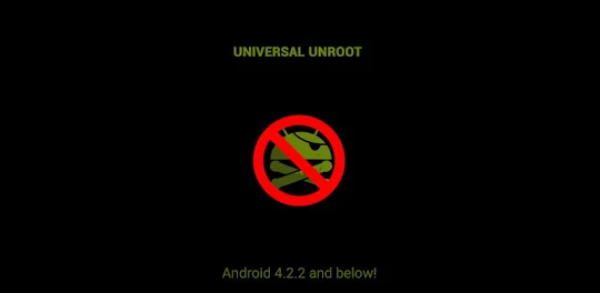 Universal Unroot