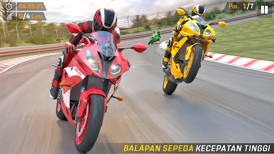 Sepeda Balap Game Motor 3d