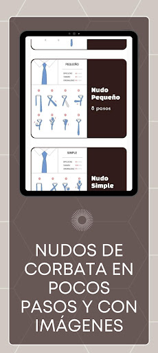 Android application Cómo hacer nudos de corbata screenshort