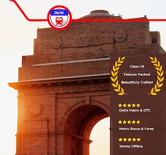 Delhi Metro App Route Map, Bus 1