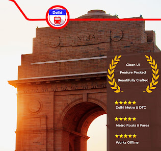 Delhi Metro App Route Map, Bus  screenshots 1