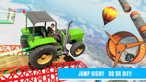 Mega Ramp - Tractor Stunt Game 2.2 screenshots 2