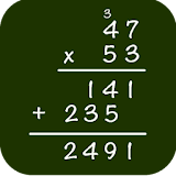 Math: Long Multiplication icon