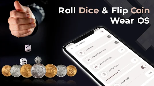 Roll Dice & Flip Coin: Wear OS