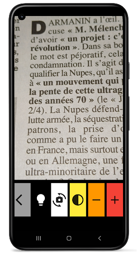 Android application Loupe Dmla screenshort