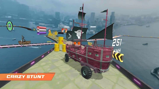 Big Ship Stunt Racing Game