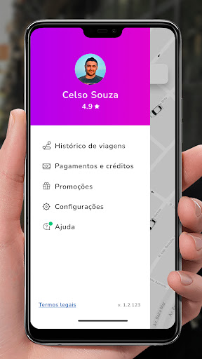 Moove App - Motorista Screen 2