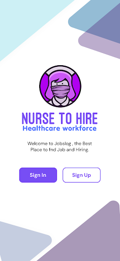 Android application NurseToHire screenshort