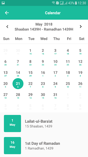Al Salat: Myanmar Prayer Times Screen 3
